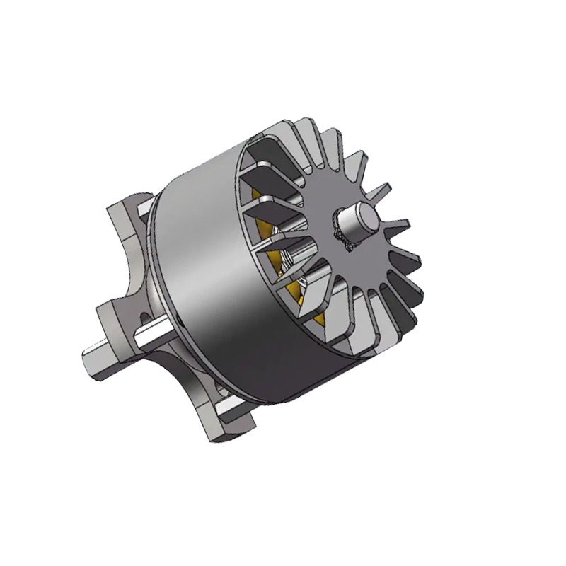 Medizinischer Robotikmotor Outrunner bürstenlos mit Getriebe 42 mm Durchmesser WO42 -Serie