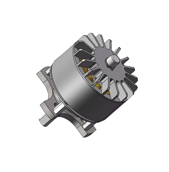 Bürstenloser Gleichstrommotor für digitale Werkzeuge 49 mm Durchmesser WO49 -Serie